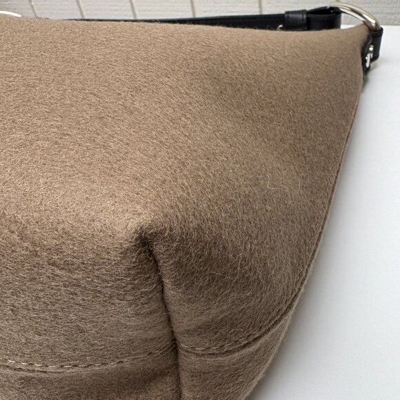 NEW Graf Lantz Hana Merino Wool Hobo Bag - Cumin (Brown) - Picture 5 of 10